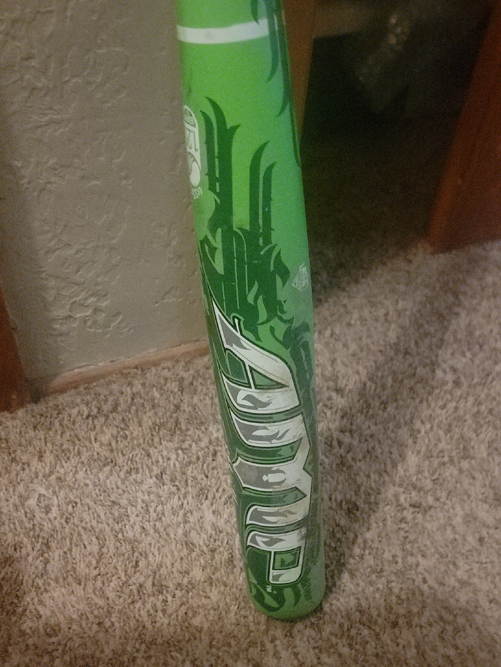 Green Men Fastpitch Bat